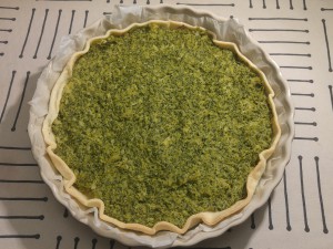Quiche brocolis saumon